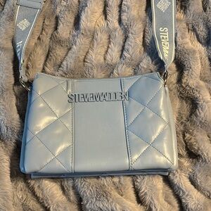 Steve Madden Blue Geometric Crossbody Bag